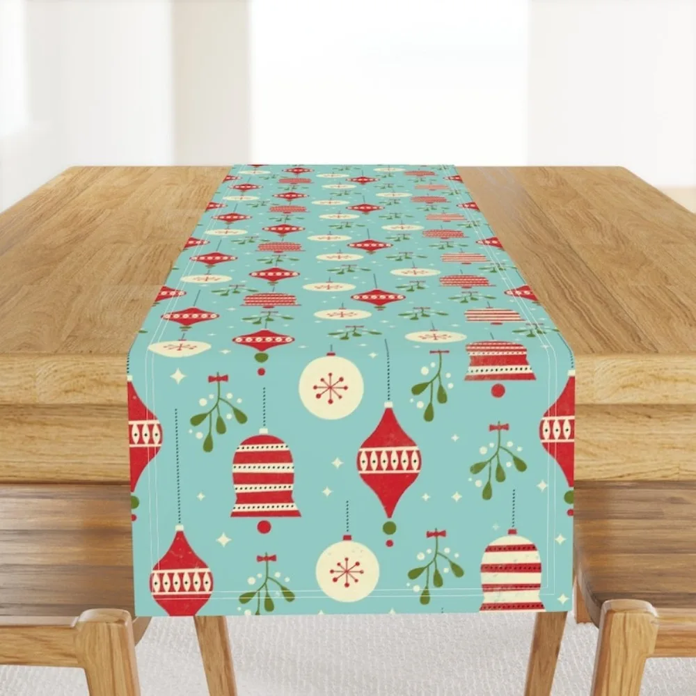 

Holiday Decorations Mistletoe Dining Table Decorations Table Flags Retro Christmas Holidays Indoor And Outdoor Parties