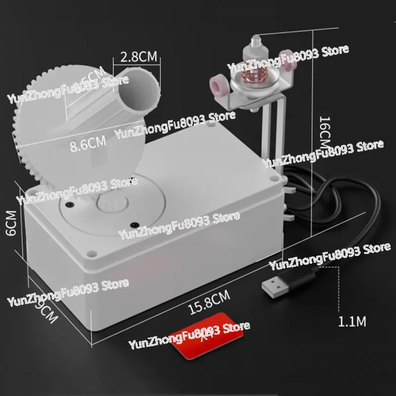 USB-Powered Automatic Electric Yarn Winder - Adjustable Speed Tension Knitting Tool