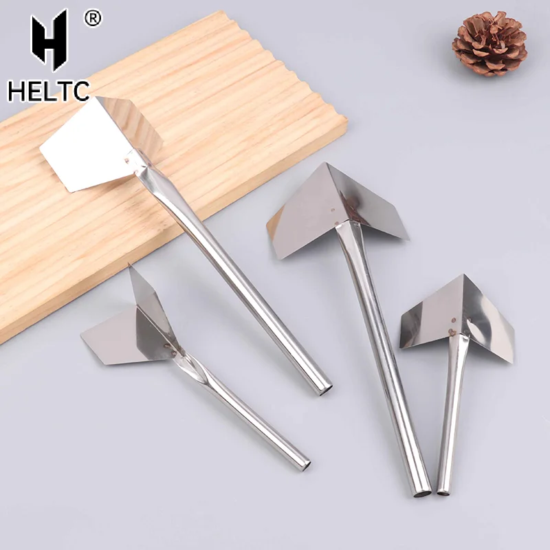 1/4Pcs Construction Tools Stainless Steel Putty Knife Drywall Scrapers Hand Tool Inside Outside Corner Scraping Yin Yang Puller