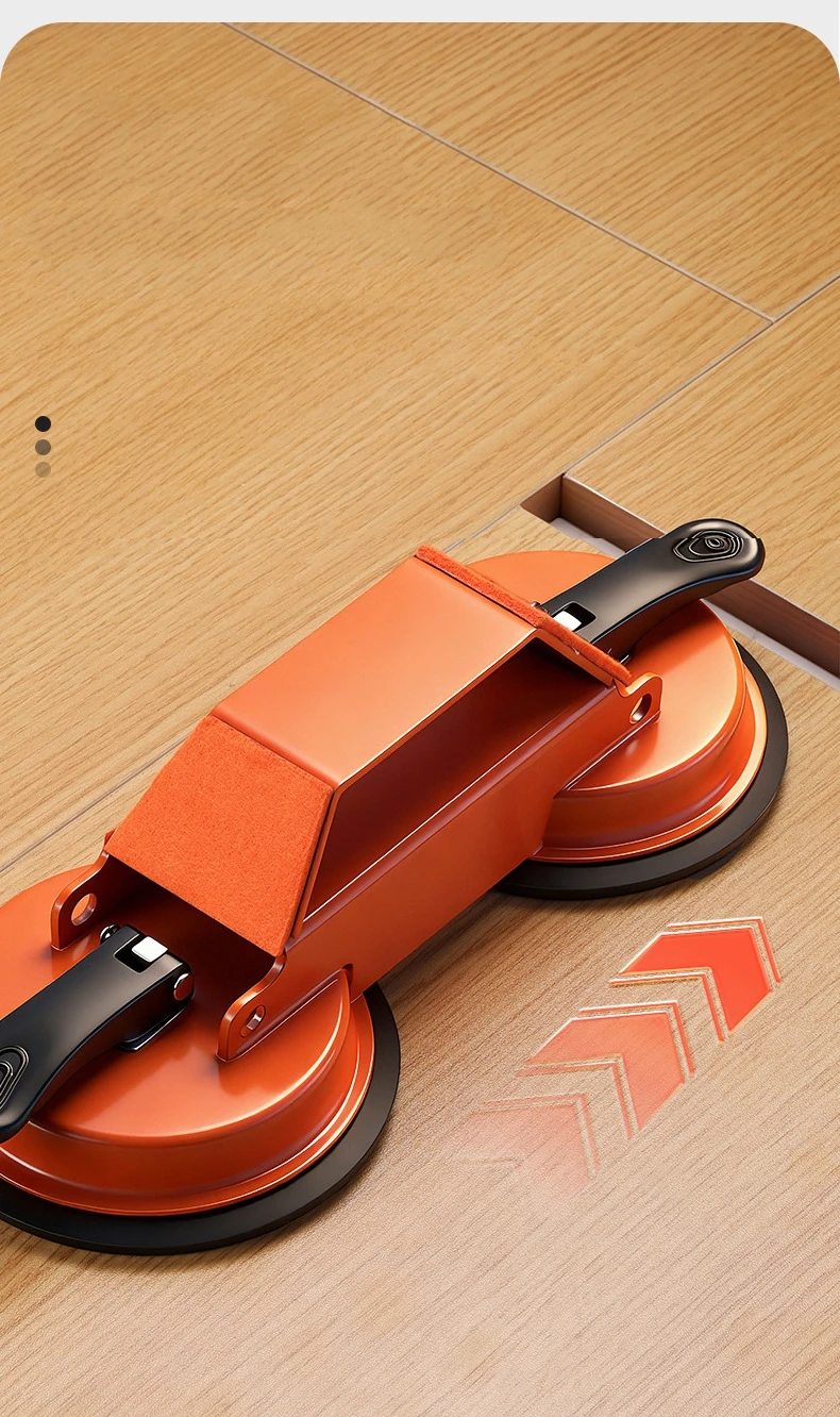 Heavy Duty Floor Fixer Tool Suction Cup Vacuum Grabber for Tile Slat Baseboard Paver Carpentry Construction in Bathroom Kitchen