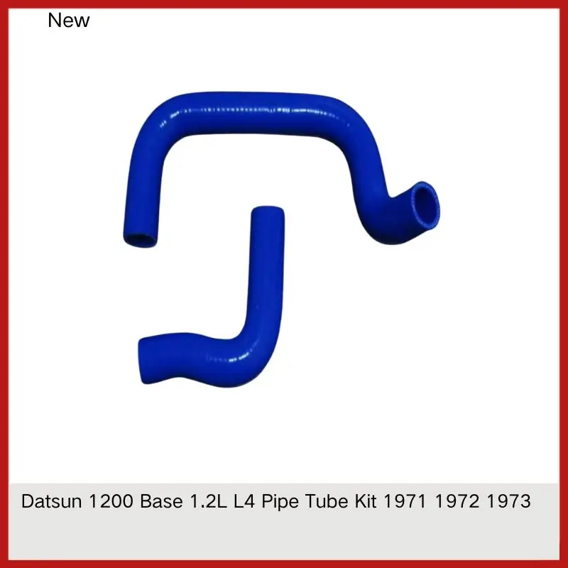 Nova mangueira de radiador de silicone para datsun 1200 base 1.2l l4 1971-1973 kit de tubo 1971 1972 1973