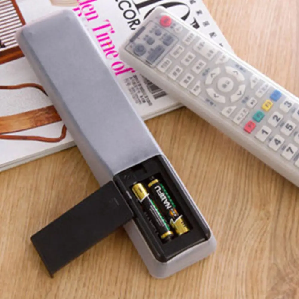 Control Remote Organizer Silicone Cover Items Air Conditioning Storage Bag TV Accessories