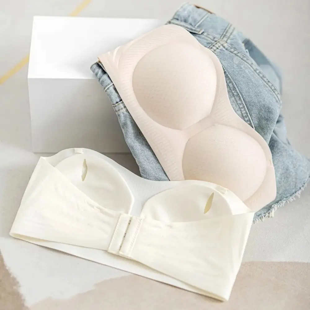 

Sweet Traceless Seamless Bra Shockproof Lingerie Wireless Push Up Bra Anti-sagging Adjustable Underwear for Women Gifts