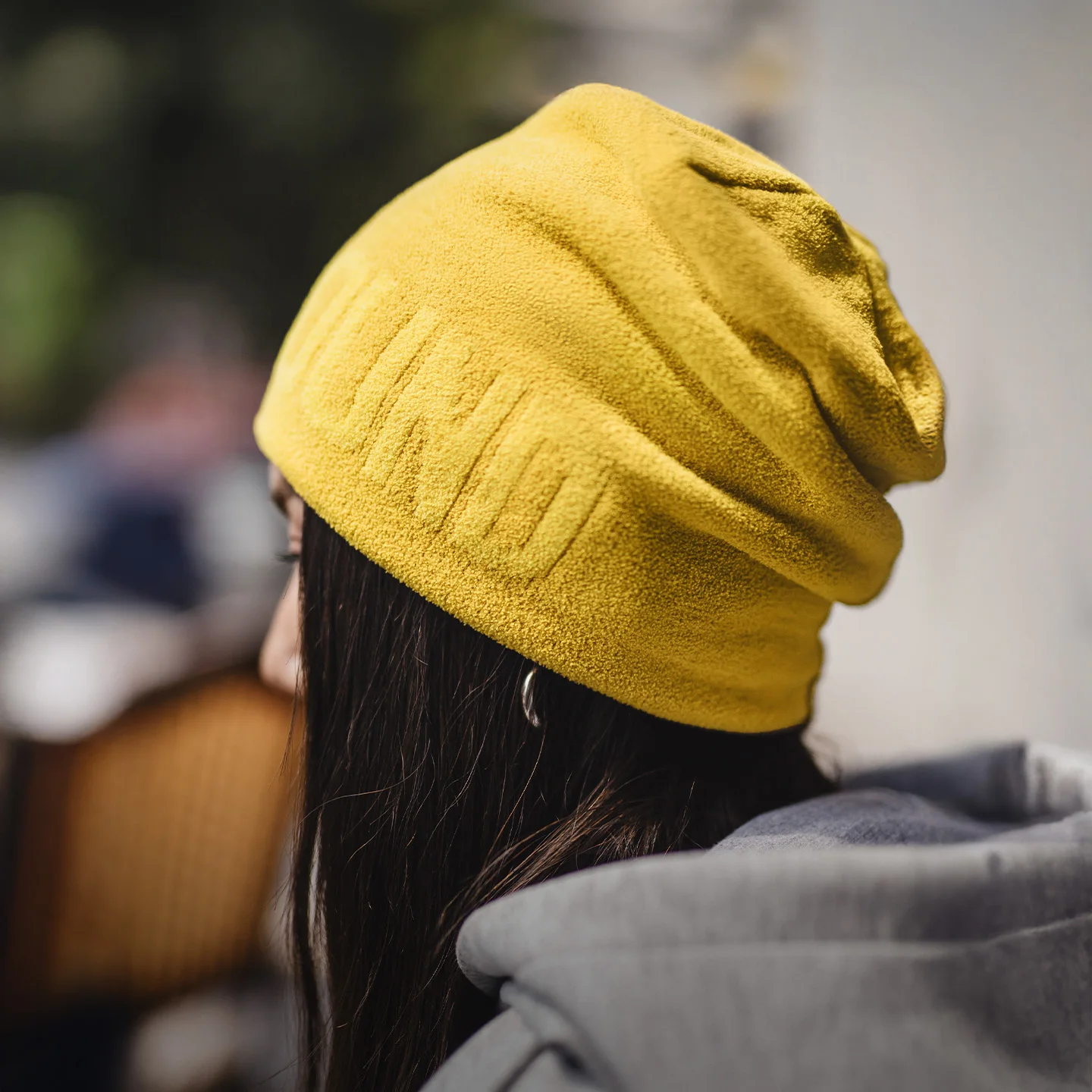 Cozy Yellow Knit Beanie for Women - Warm Winter Hat