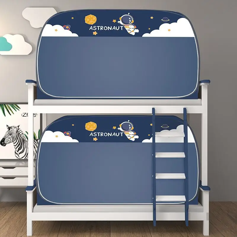 

Dormitory No-free Installation Blackout Mosquito Net Bedroom Big Space Single Door Mosquito Net Summer Simple Print Mosquito Net