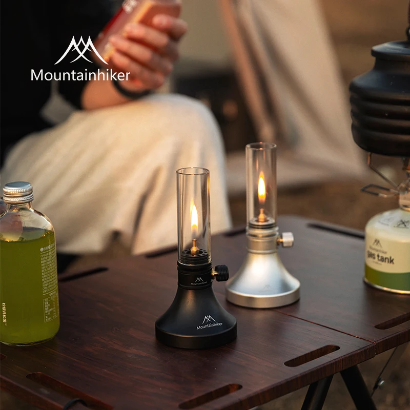 Luz de Gas Vintage para acampar al aire libre, Mountainhiker, vidrio resistente a altas temperaturas, luz ambiental de Aladdin God, lámpara de aleación de aluminio