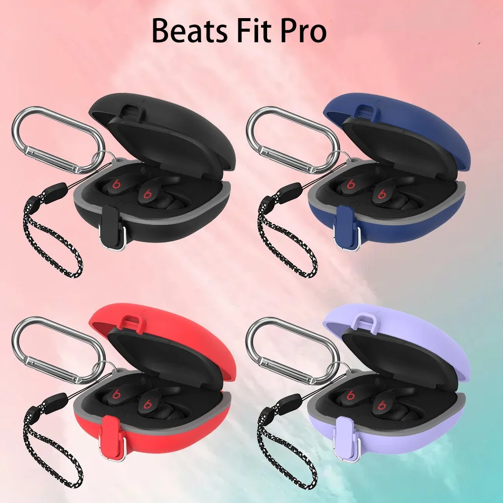 ที่ครอบหูฟังสวิตช์แบบปุ่มป๊อปอัปสำหรับเต้นฟิตโปรกล่องชาร์จหูฟังไร้สายบลูทูธเคสป้องกันเปลือกแข็ง