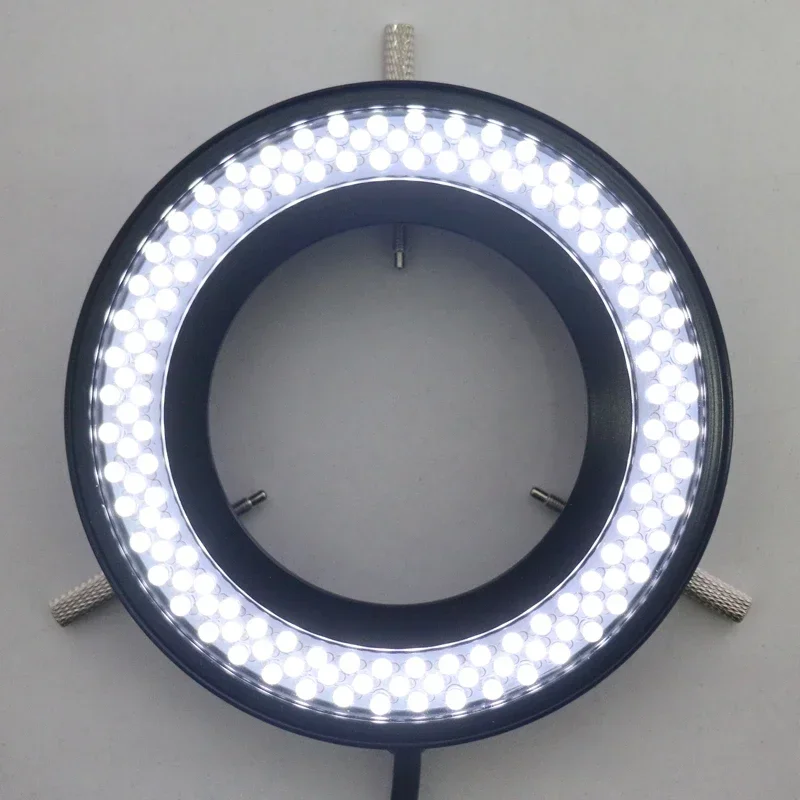 144 64 LED Ring Light Lamp Stereo Microscope Video Camera Light source Four-Zone Four-Wheel Drive Independent Adjustable 12V 6w