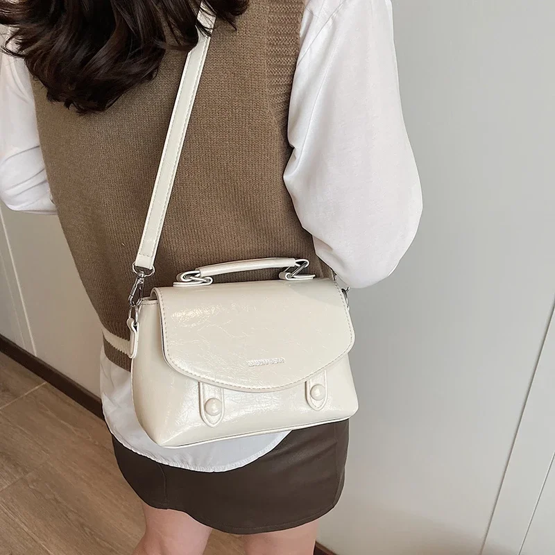 Retro Style Texture Fashion Ladies Handbag 2024 New Pattern Advanced Feeling Good-looking Crossbody Bags Versatile Shoulder Bags