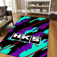 Sport Car HKS JDM Carpet Accessories Hallway Carpet Non-Slip Laundry Room Mat Laundry Decor Balcony Child Living Room Toilet Rug