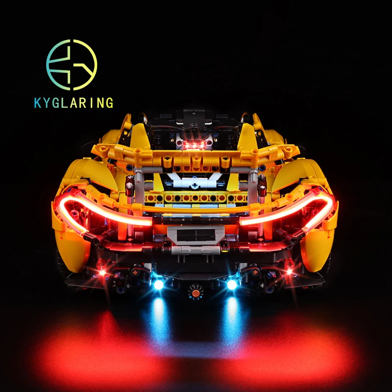 Kyglaring Led Lighting Set DIY Toys for 42172 Technical McLaren P1™ Blocks Building (Only Light Kit Included)