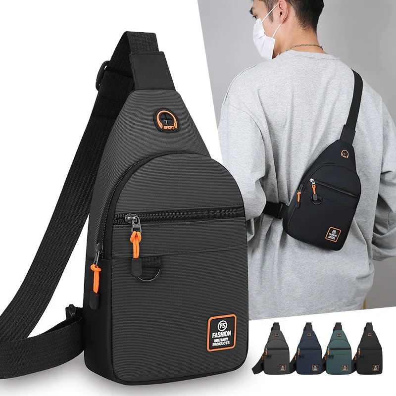 مقاومة للماء متعددة الوظائف حقيبة رافعة جديدة بسيطة حقيبة كتفية للسفر اليومية تخفيف رجال الأعمال الصدر حزمة Рুকস্যাক মুজজেরক #2