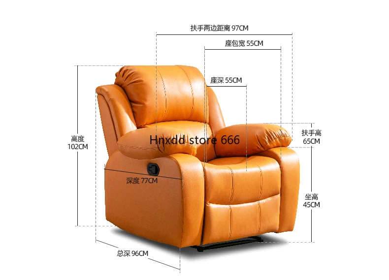 Rocking Recliner Sofa Modern Office Sleeper Computer Lounge Recliner Sofa Salon Bedroom Divano Futuristico Furniture YN50RS