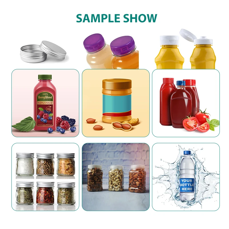 Fully Automatic Plastic Bottle Filling Labeling ROPP Cap Making Capping Machine for Beverage Packaging Production Line