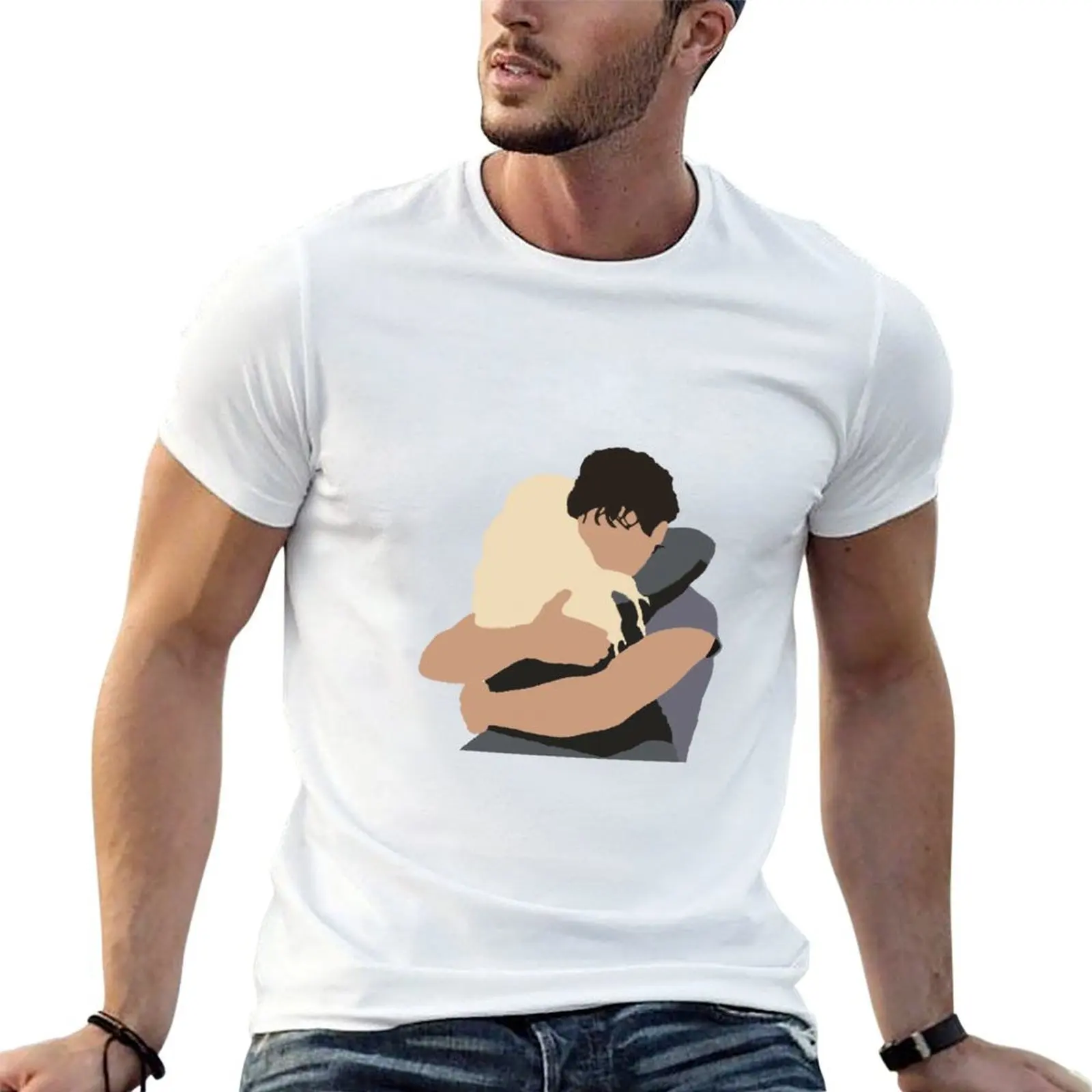 bellamy clarke hug painting T-Shirt funny t shirts dark humor man t shirts graphic t shirt man luxury T-shirt