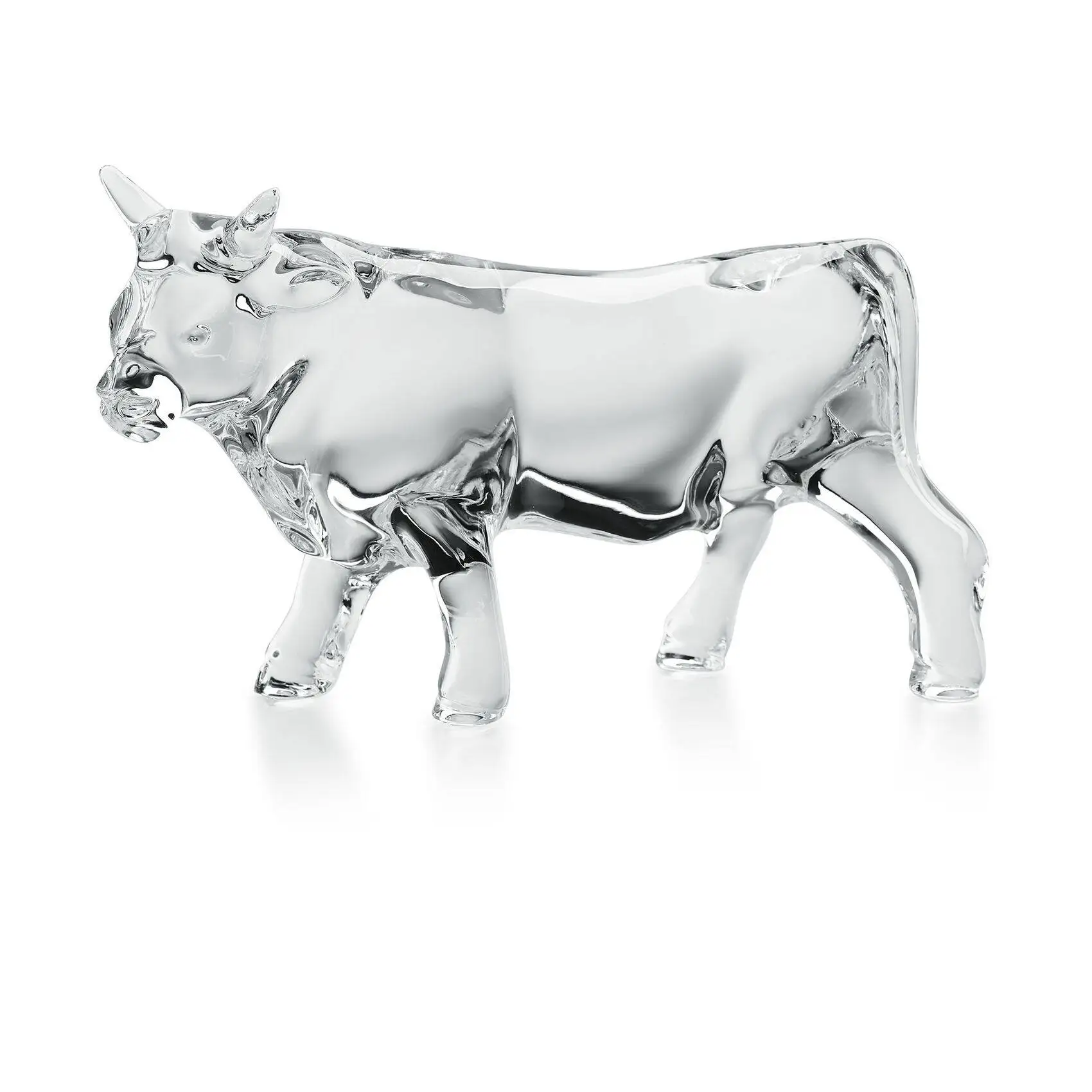 Zodiac series crystal cow ornament, gift box, zodiac series
