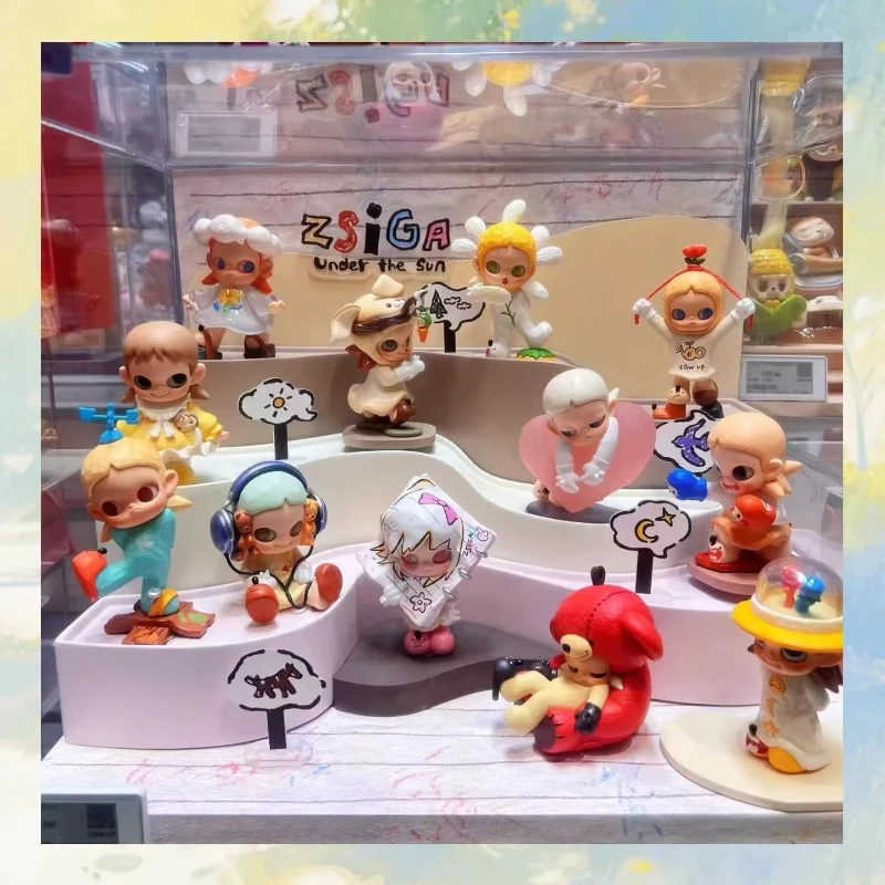 New POPMART Zsiga Under The Sun Series Figures Blind Box Trendy Collect Ornaments Toys Mystery Box Model Doll Birthday Gift view 4