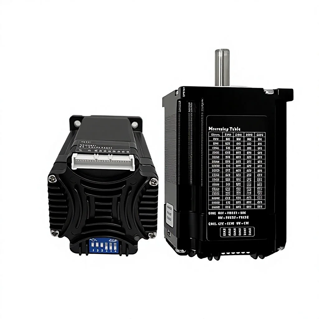 SAMSR NEMA 17 Hybrid Integrated Closed-loop Stepper Motor with Driver Encoder Compact Size DC 36V 2-phase
