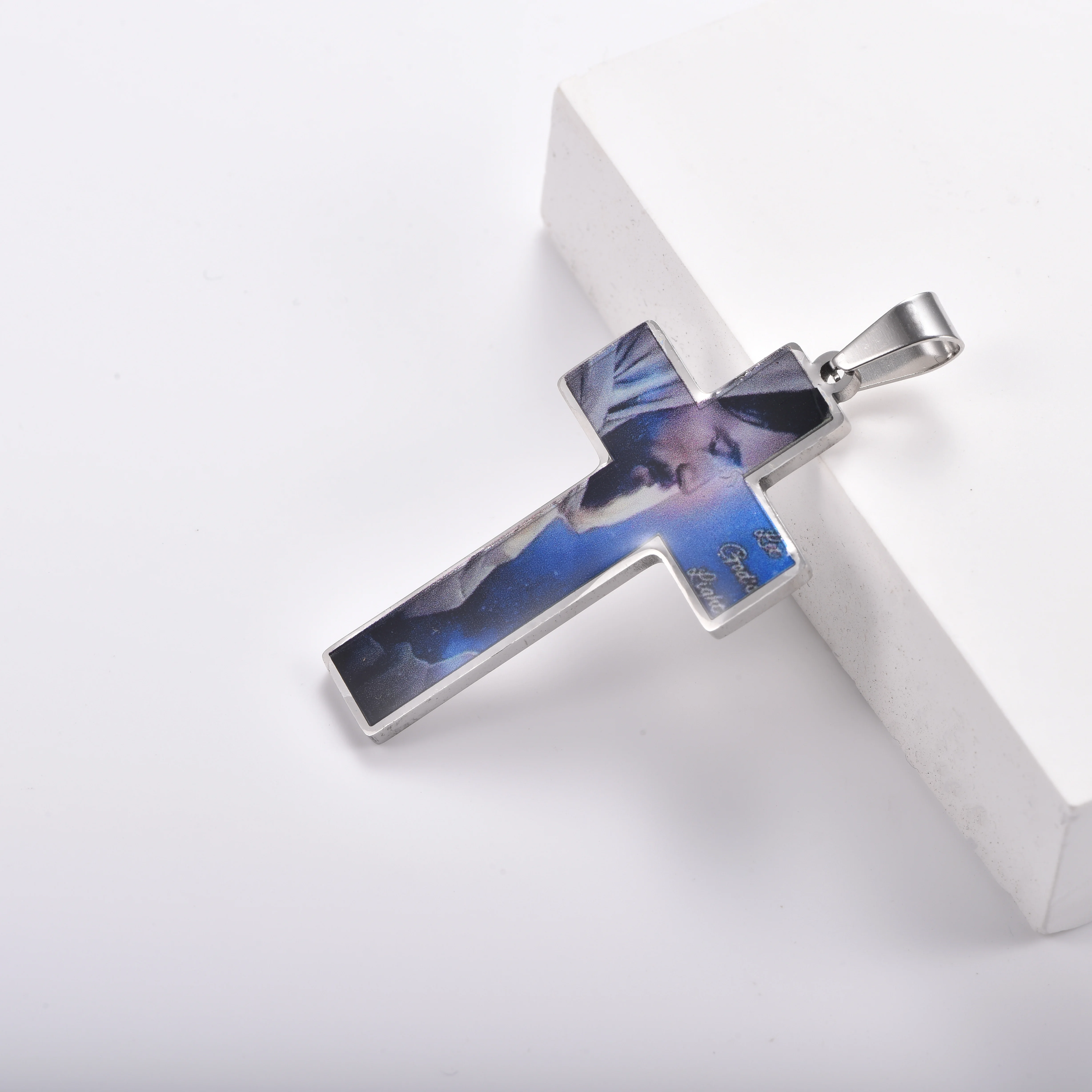 9 verschiedene christlich-religiöse Halsketten mit Jesus- und Jungfrau-Maria-Motiven, Unisex-Schmuckgeschenk – Detail 1