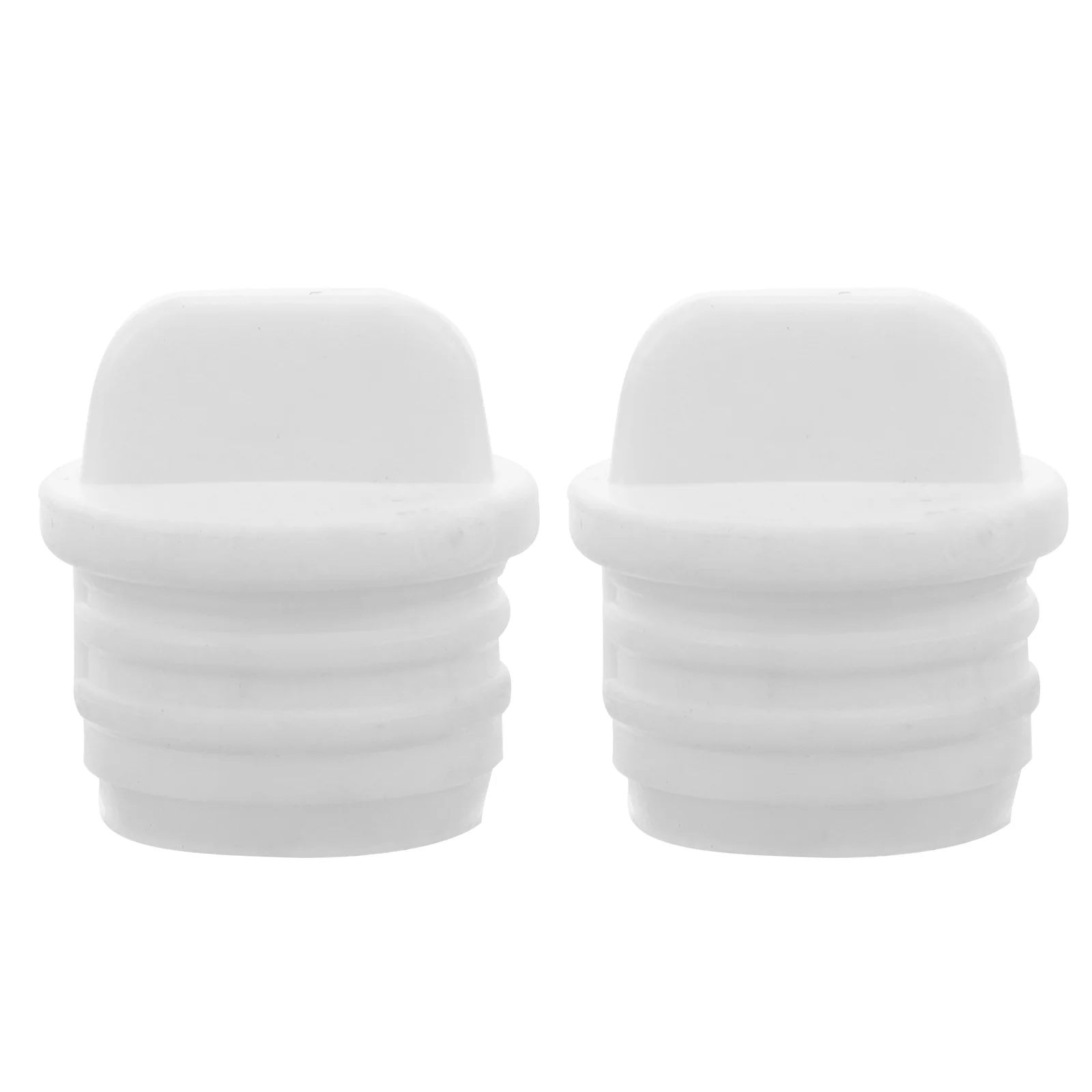 2 Pcs Mop Bucket Stopper Leakproof Outlet Drain Anti-leak Rubber Basket Small Stoppers Plug
