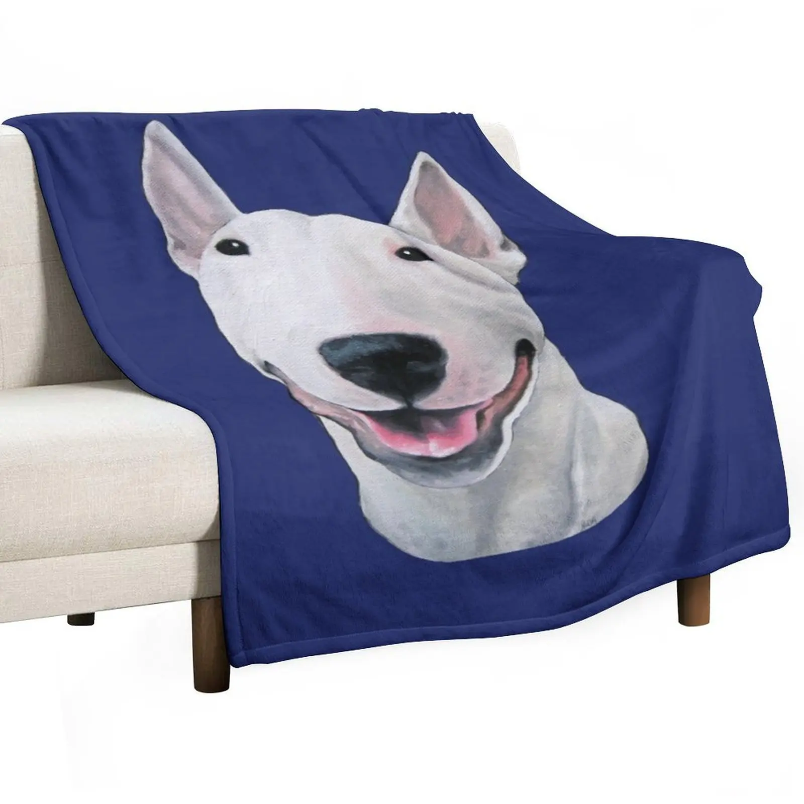 Bull Terrier Unconditional Throw Blanket Decorative Sofa christmas gifts Blankets