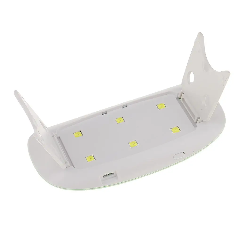 라이트 램프 젤 아크릴 폴리쉬 큐어링 네일 건조기 + 전구 6개 - 녹색, 설명대로