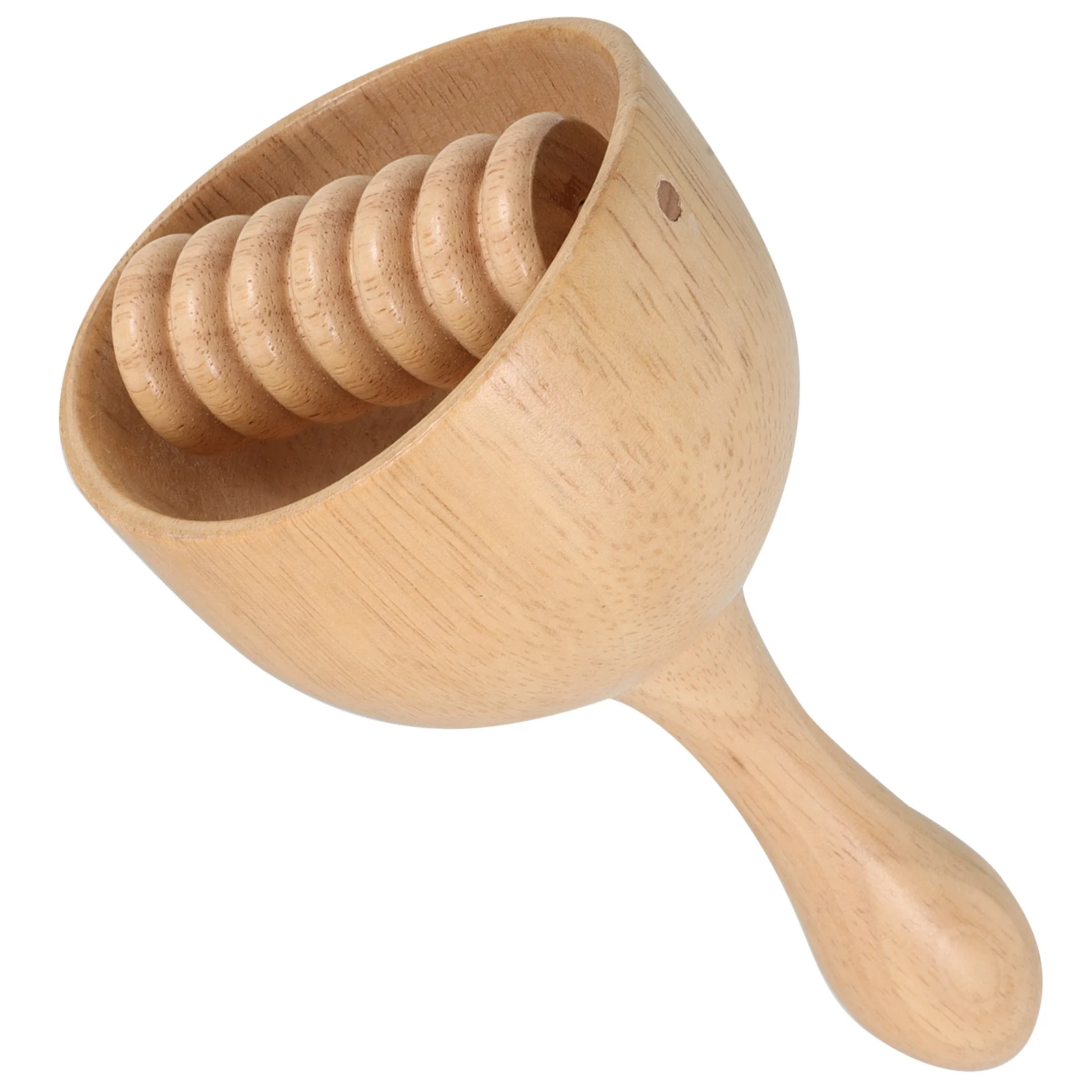

Wooden Massage Cup with Roller Handheld Swedish Therapy Cup for Muscle Relaxation Lymphatic Drainage Body Sculpting Tool
