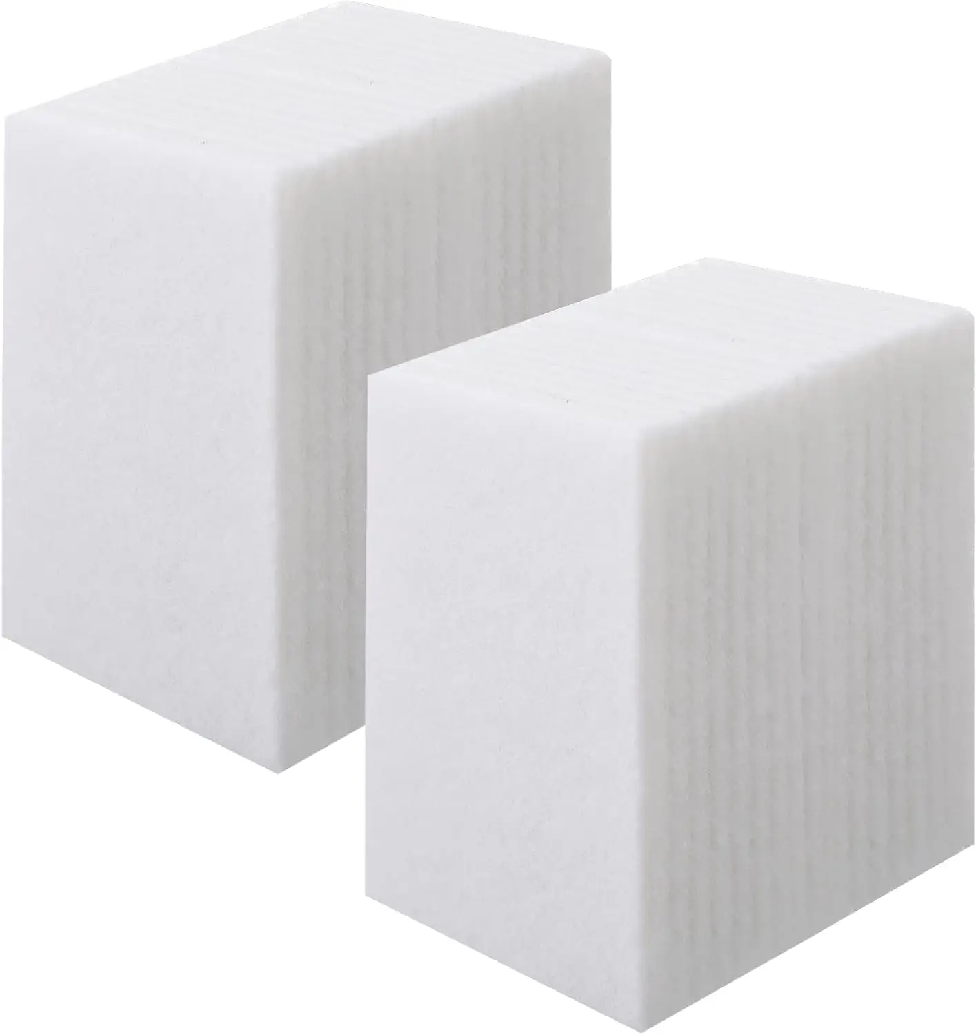

40 Pack White Light Duty Non Scratch Scouring Pads for Multi Surface Cleaning and Polishing 4x6 Inch