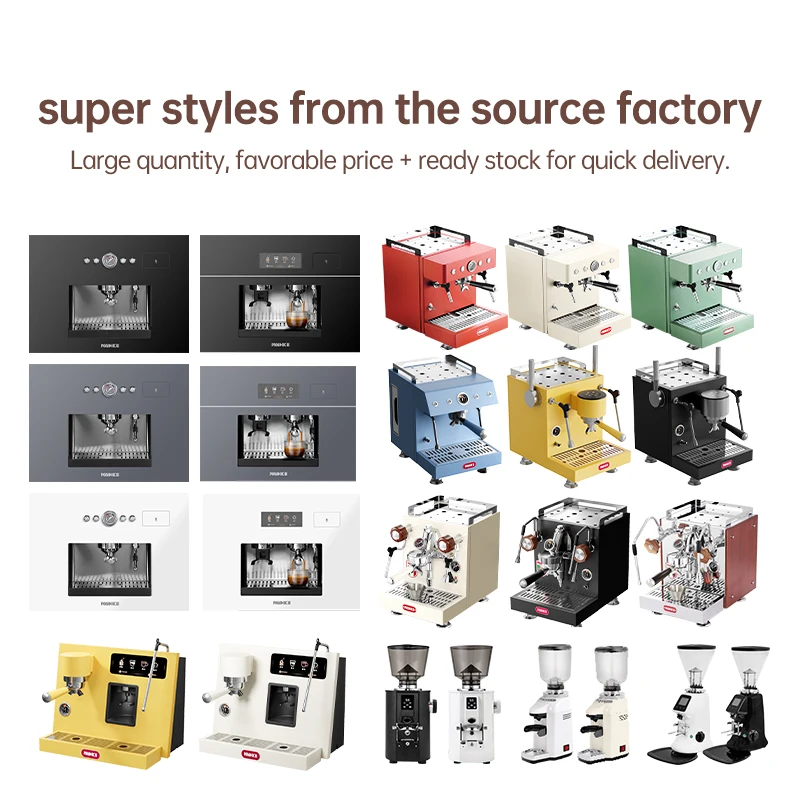 Profesjonalna ekspres do kawy E61, 20 bar, pompa wibracyjna, stal nierdzewna, elektryczny, do hoteli, samochodów, kamperów, cena fabryczna.