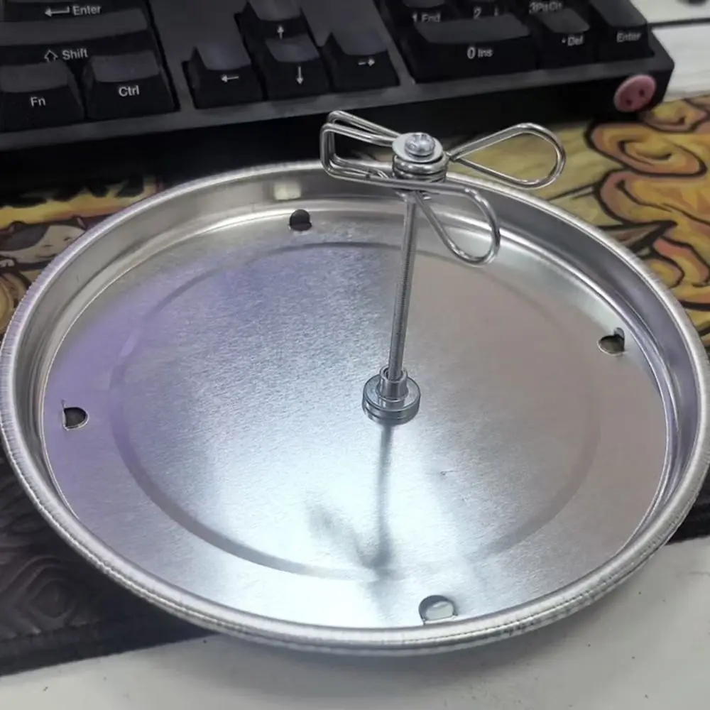 Stainless Steel Mosquito Coil Bracket Durable Strong Magnetic Magnetic Support Frame Ash Tray Base Multi-function Wood Incense