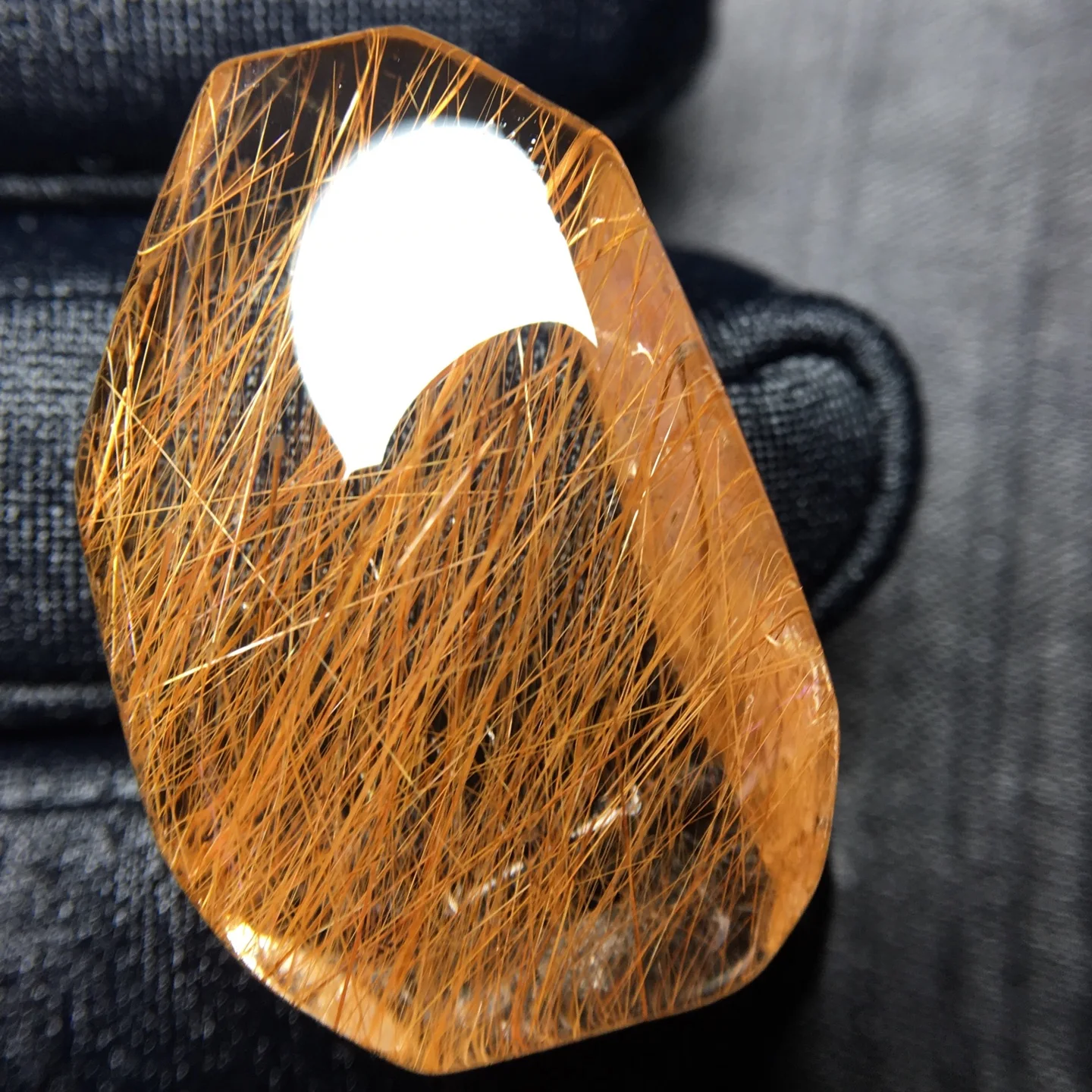 

Natural Copper Rutilated Quartz Pendant Flower 30.20.10mm Rutilated Quartz Jewelry Men Women Brazil AAAAAAA