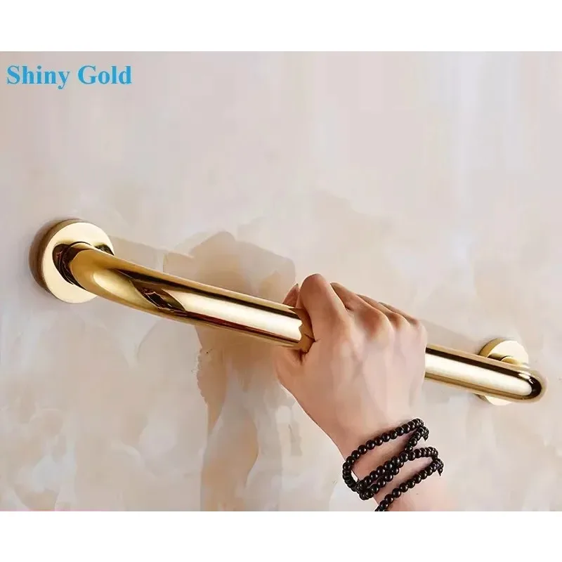 1Piece Brass Bath Shower Safety Grab Bar Elderly Towel Hanging Oil Rubbed Bronze Antique Anti-slip Rail