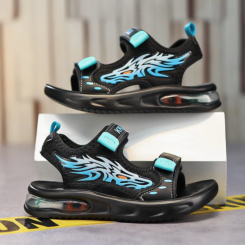 

Summer Barefoot Shoes Kids Sports Casual School Beach Sandals for Girls Boys Design Classic Non-slip Children's Clogs 6-12years