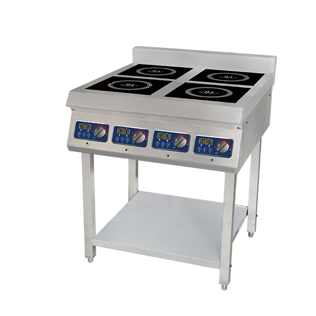 Professional Supplier Freestanding 4 Burner Electric Induction Stove, Four Plate Large Standing Cooker