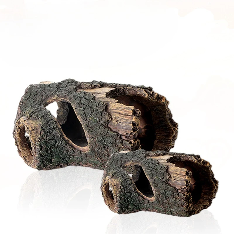 

Fish Tank Tree Hole Tree Root Landscape Resin Decorative Bonsai Scenery Aquarium Crafts Wooden Ornaments Artificial Trees