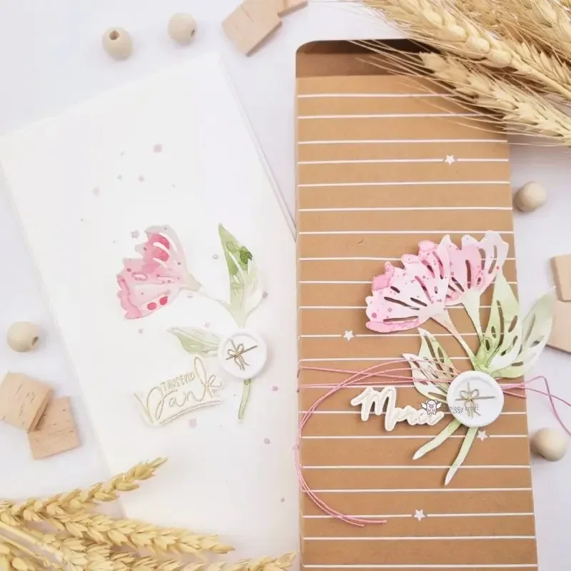 

Mmao Craft metal cutting dies cut die mold House frame flowers leaves Scrapbook paper craft knife mould blade punch stencils