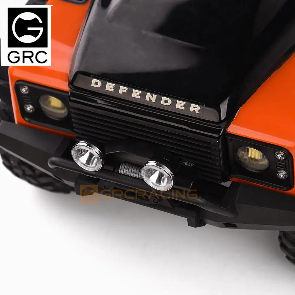 Spotlight 1/10 Simuleert Rc Auto Trx4 Trx6 18-20mm Ronde Koplamp/off-road Zoeklicht koplamp/voorbumper