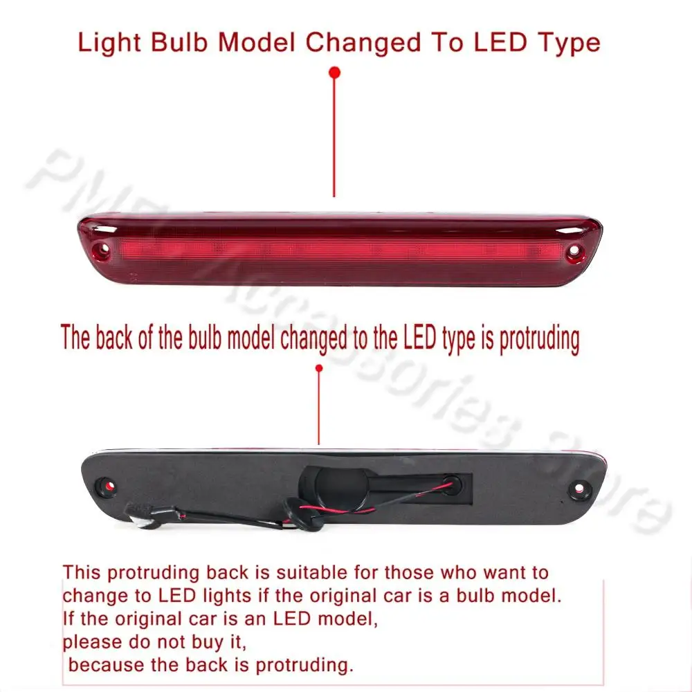 Terza Luce Di Stop A LED Per Great Wall Wingle 3/5/6, V240, V200 E Steed A5 – Fanale Posteriore Centrale Rosso, 12V, Alta Luminosità, Impermeabile E Antipolvere, Sostituzione Alogeni