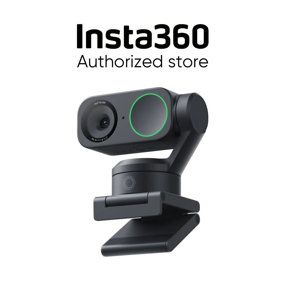 Insta360 Link 2 - PTZ 4K-webcam voor pc/Mac, 1/2