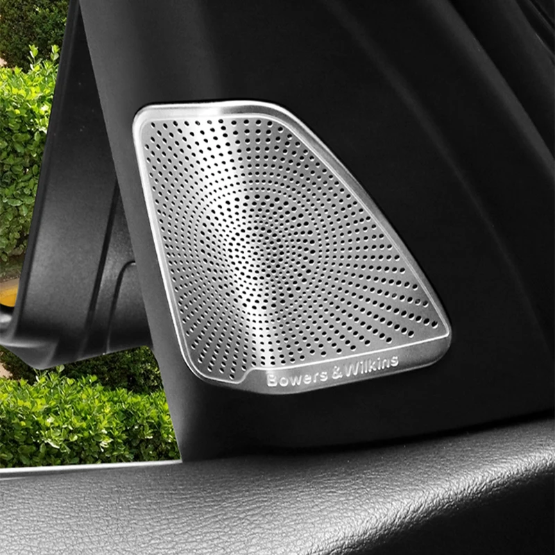 Car Styling Car Audio Speaker Cover Trim Car Door Horn Protective Cover Trim for BMW X5 X6 E70 E71 Interior Auto Accessories - Image 6