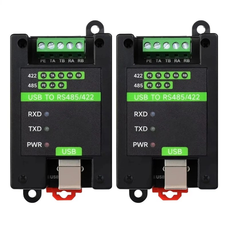 1Pcs USB to RS485/422 industrial-grade isolation converter FT232RNL and SP485EEN chip scheme, a variety of protection circuits