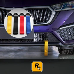 Car Bumper GTA R Star LOGO Decorative Tows Rope For Skoda Jeep Opel Fiat Abarth Dacia Nissan Honda Volvo Seat Cupra Accessory