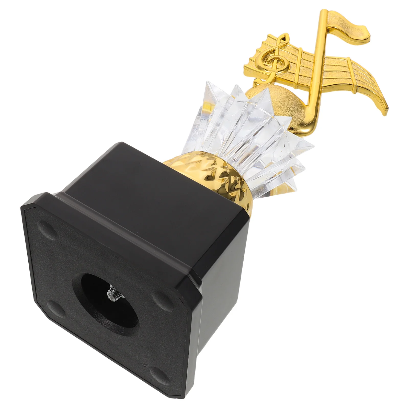 

's Music Trophy Golden Cup Award Synthetic Competition Souvenir Awards Trophies Honor Mini Microphone Student