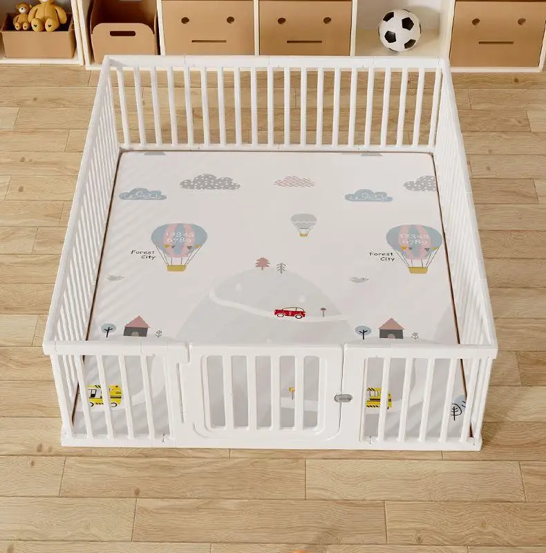 Nordic Minimalist Baby Games Fence Ground Children Walking Crawling Mat Indoor Living Room Household