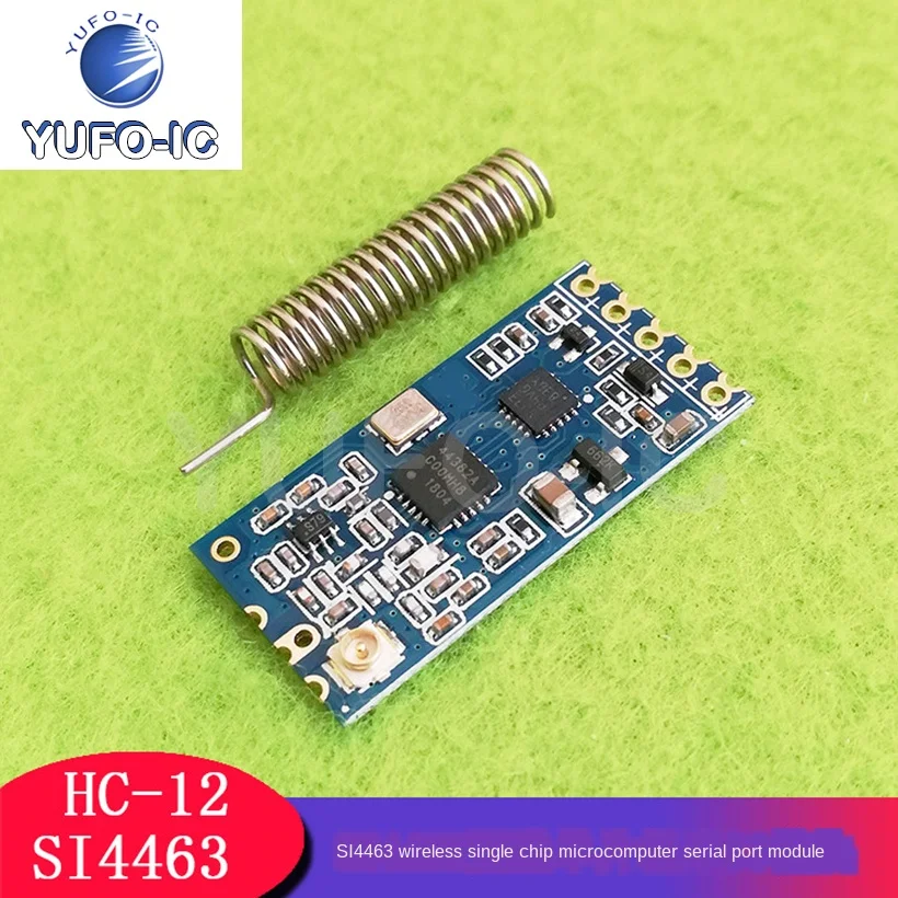 Free Ship 3pcs Electronic HC-12 Si4463 Wireless Single Chip Microcomputer Serial Port Module 433 Long-Distant 1000M Replace Blue