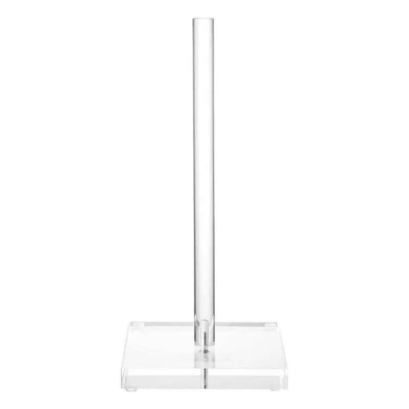 

ABLJ Countertop Paper Towel Holder Transparent Acrylic Stand, Freestanding Tabletop Roll Paper Tower