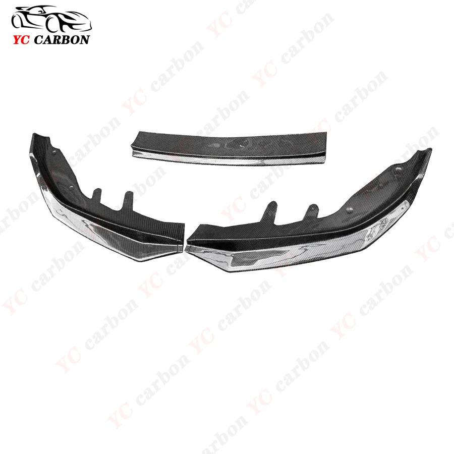 For BMW 4 Series G22 G23 Carbon Fiber  Front lip Car Front Bumper Diverter Spoiler Diffuser Front lip chin Car Accessories