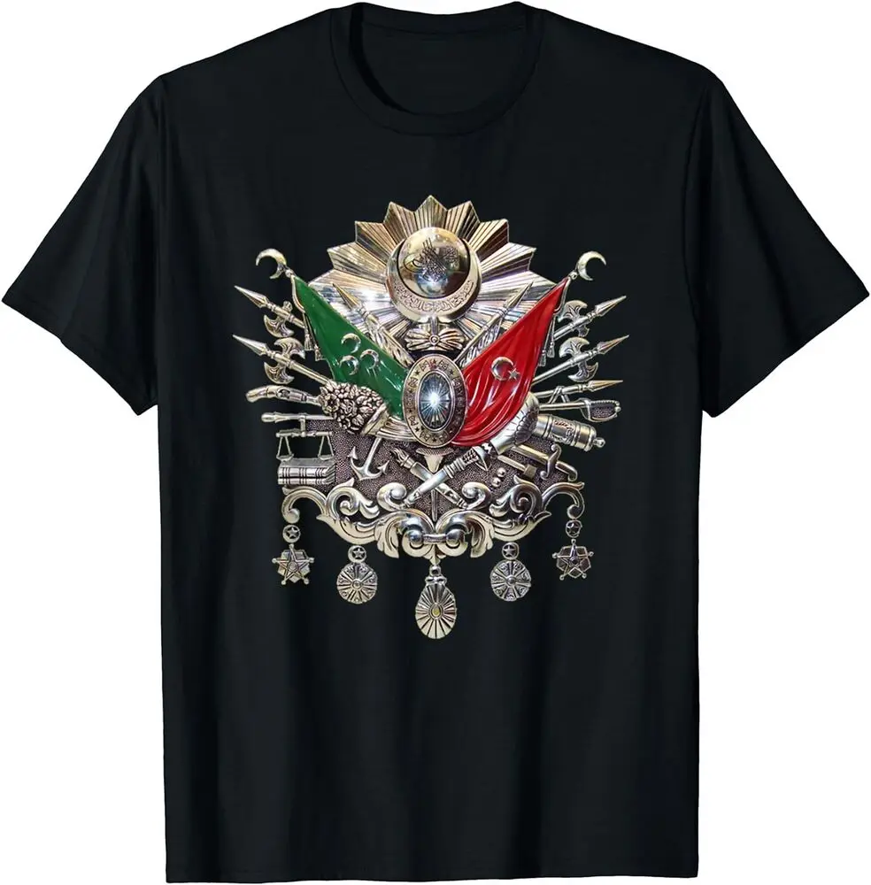 Ottoman Empire Coat of Arms T-Shirt Men Women Summer Tees Cotton Luxury brand vintage oversized