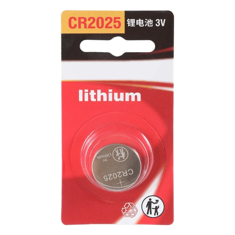 Pile au lithium CR2025 3V unique pour fonctionnement efficace dans les jouets l'électronique