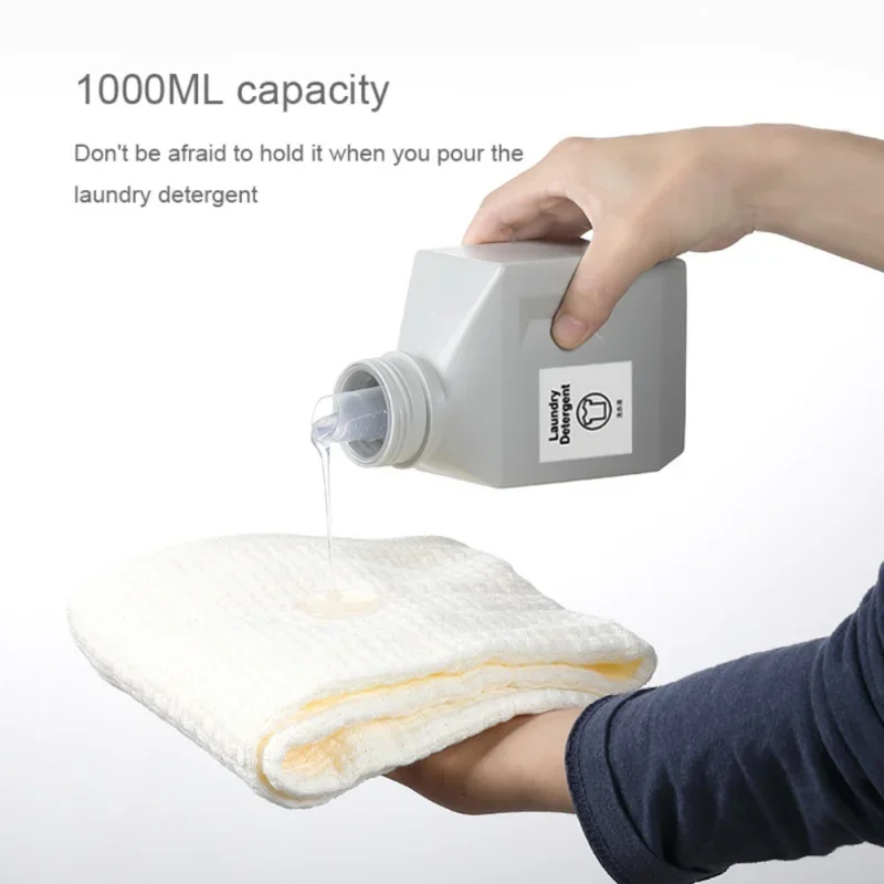 500/600/800/1000ml Softener Household Laundry Detergent Bottles Detergent Dispenser Shampoo Shower Storage Container